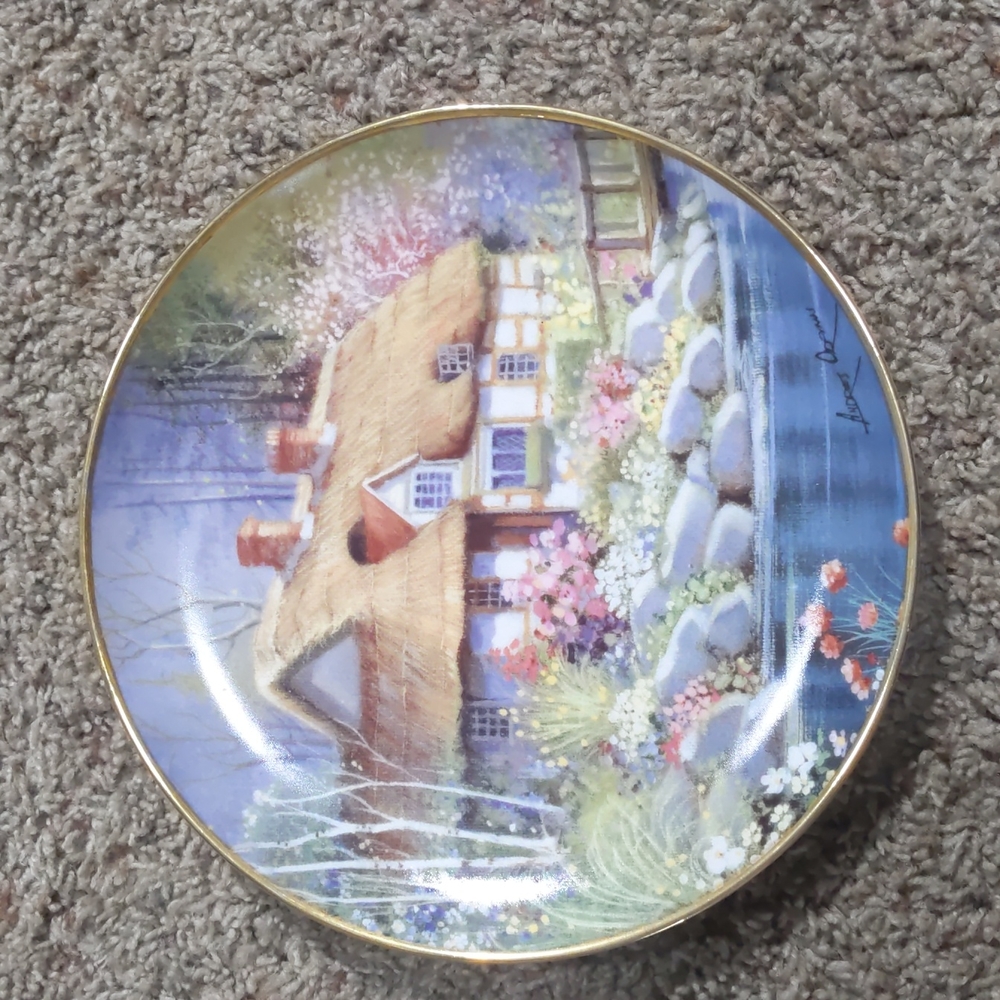 Franklin Mint Daisy Lane 8 inch plate